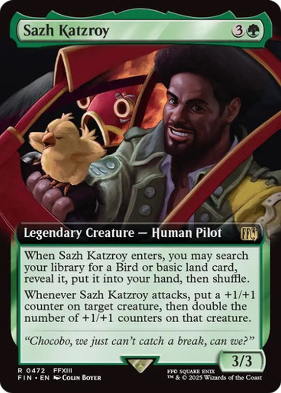 Sazh Katzroy (Extended Art) (Foil)